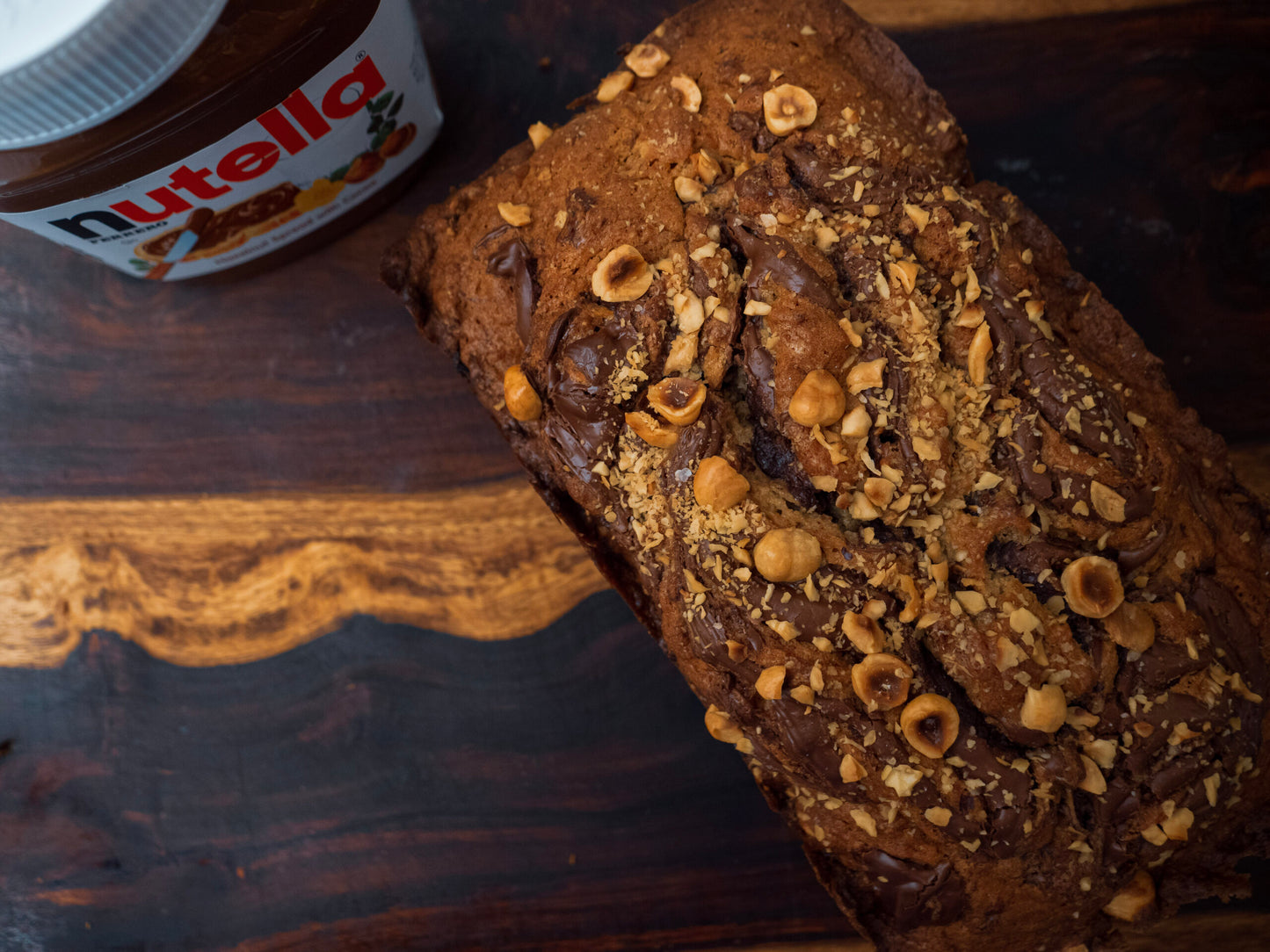 Banana Nutella Nut Bread image 0